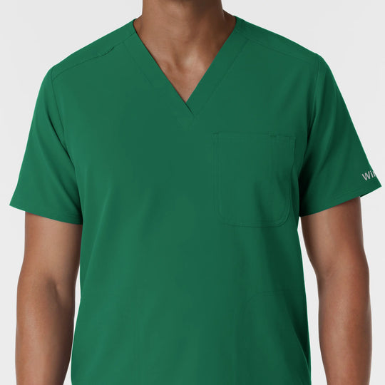 Wink Scrubs Men's V-Neck Scrub Top Hunter | scrub-supply.com