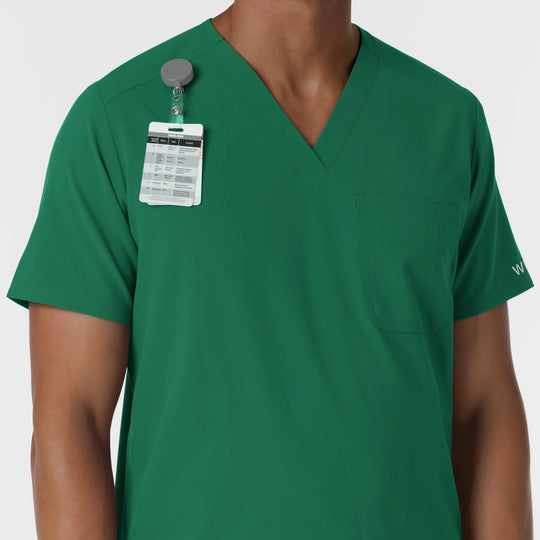 Wink Scrubs Men's V-Neck Scrub Top Hunter | scrub-supply.com