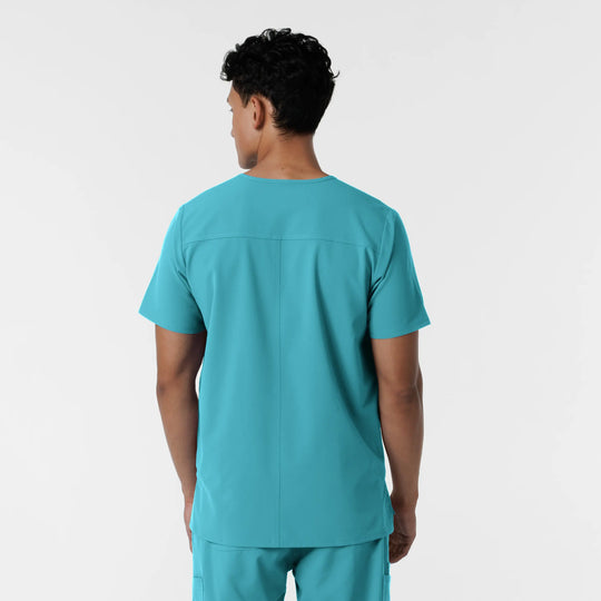 Wink Scrubs Men's V-Neck Scrub Top Teal | scrub-supply.com