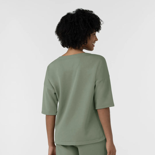 Wink Scrubs Women's Relaxed Pullover Sage | scrub-supply.com