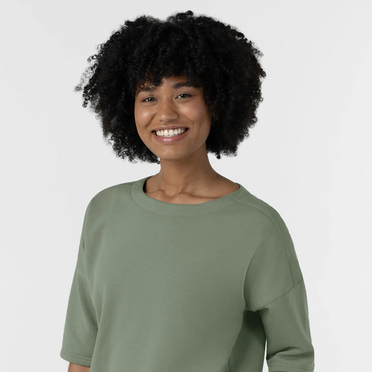 Wink Scrubs Women's Relaxed Pullover Sage | scrub-supply.com