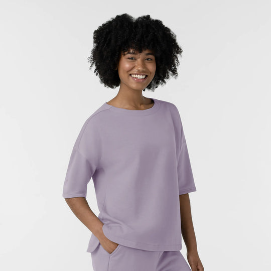 Wink Scrubs Women's Relaxed Pullover Wisteria | scrub-supply.com