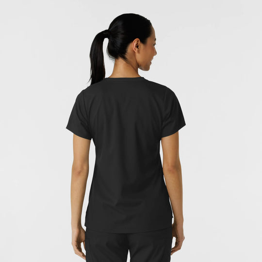 Wink Scrubs Women's Classic Tee Black | scrub-supply.com