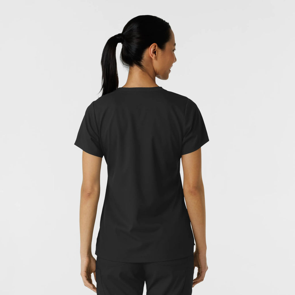 Wink Scrubs Women's Classic Tee Black | scrub-supply.com