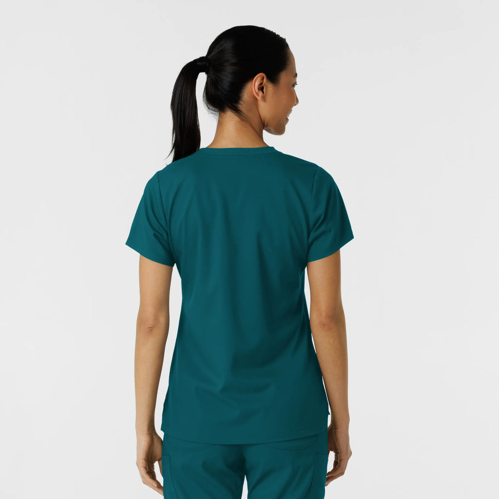 Wink Scrubs Women's Classic Tee Caribbean Blue | scrub-supply.com