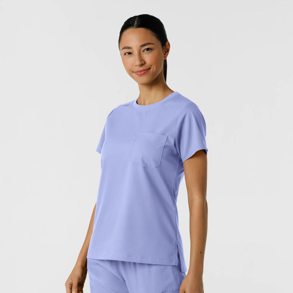 Wink Scrubs Women's Classic Tee Ceil Blue | scrub-supply.com