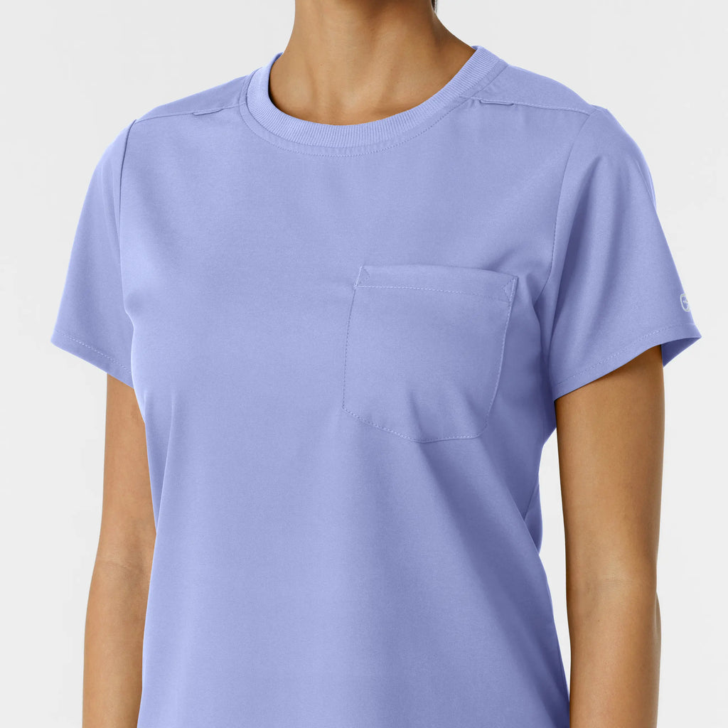 Wink Scrubs Women's Classic Tee Ceil Blue | scrub-supply.com