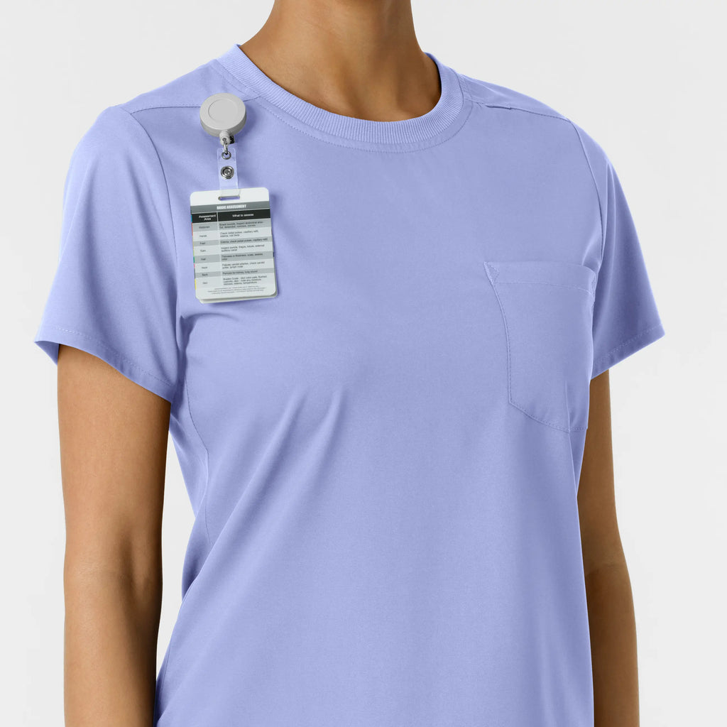 Wink Scrubs Women's Classic Tee Ceil Blue | scrub-supply.com