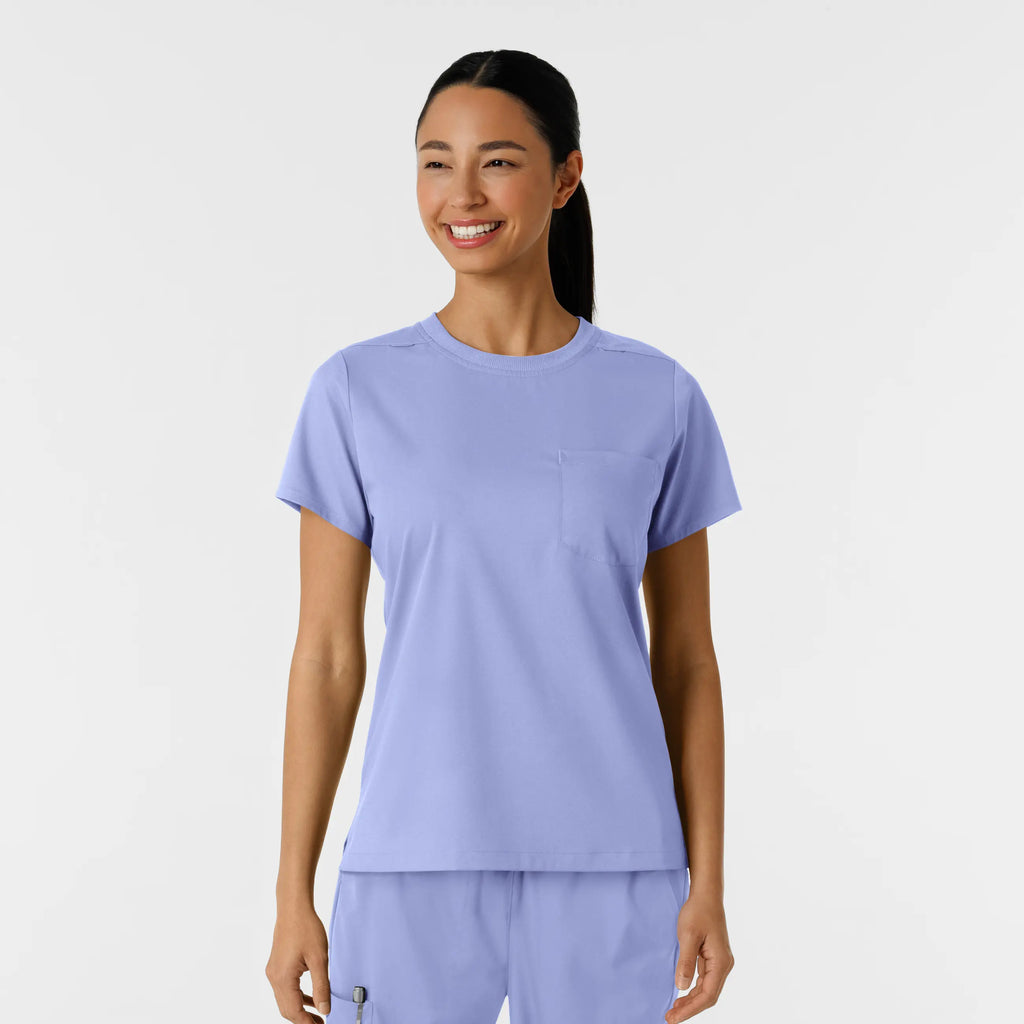 Wink Scrubs Women's Classic Tee Ceil Blue | scrub-supply.com
