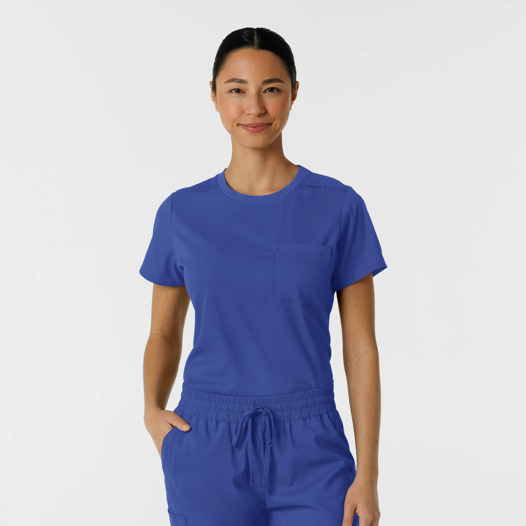 Wink Scrubs Women's Classic Tee Galaxy Blue | scrub-supply.com