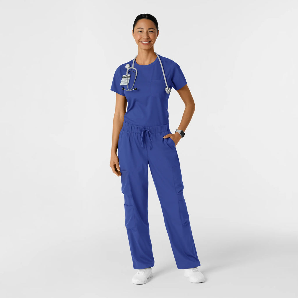 Wink Scrubs Women's Classic Tee Galaxy Blue | scrub-supply.com