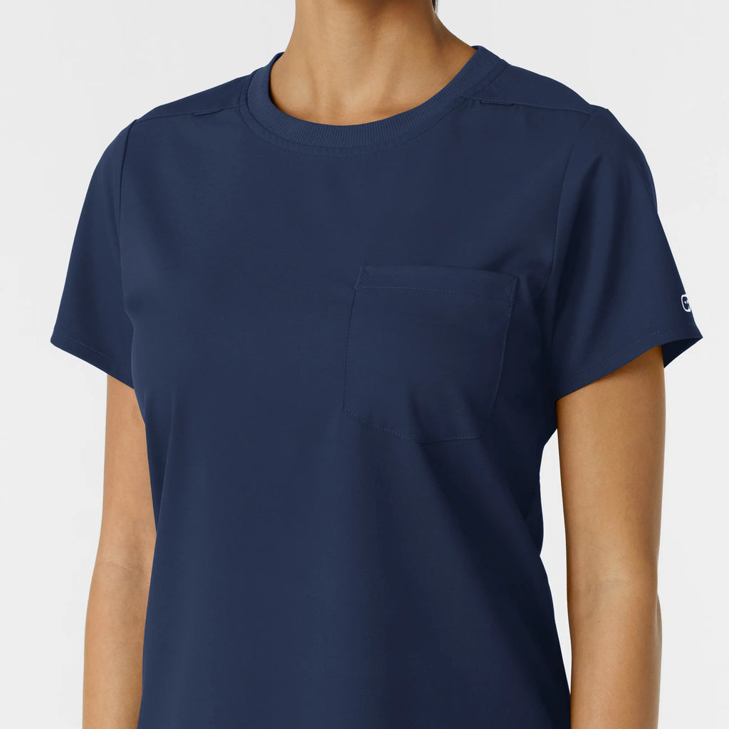 Wink Scrubs Women's Classic Tee Navy | scrub-supply.com