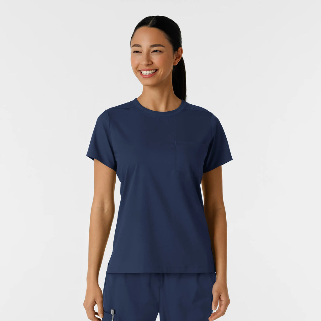 Wink Scrubs Women's Classic Tee Navy | scrub-supply.com