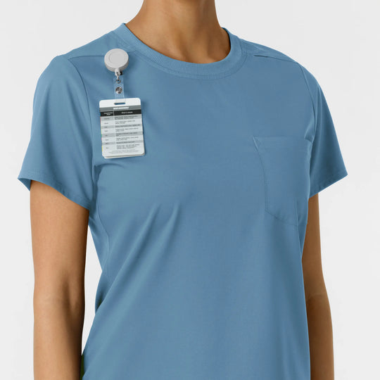Wink Scrubs Women's Classic Tee Pacific Blue | scrub-supply.com