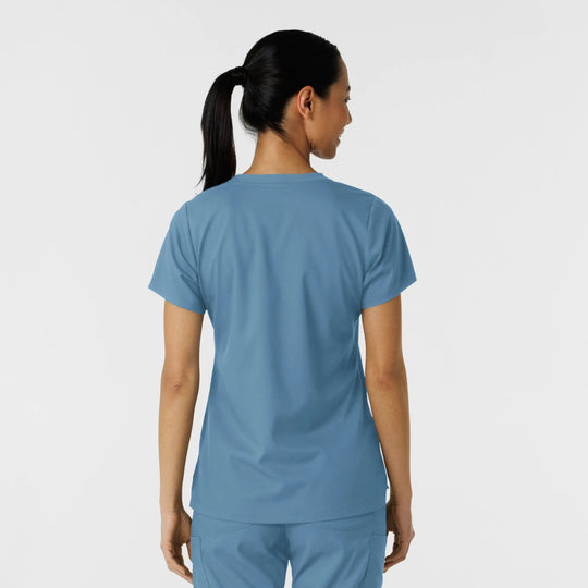 Wink Scrubs Women's Classic Tee Pacific Blue | scrub-supply.com