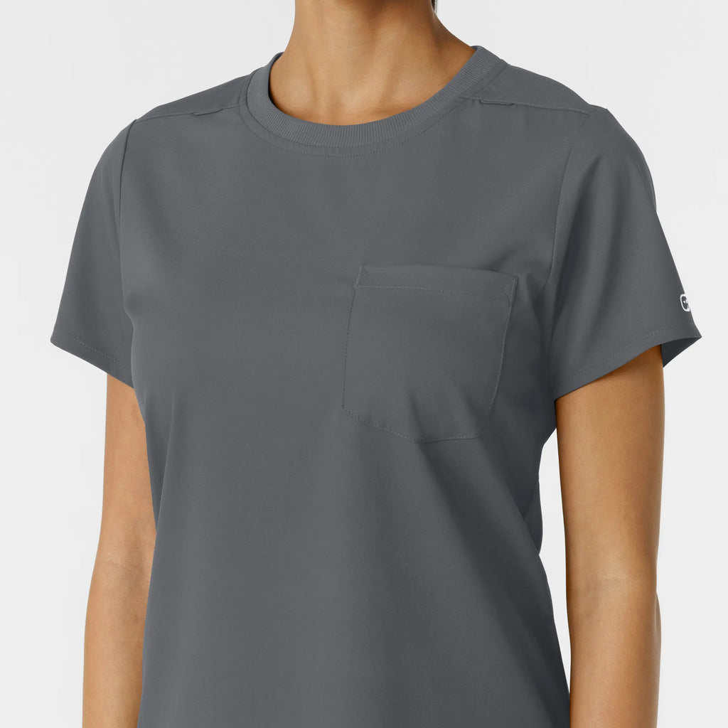 Wink Scrubs Women's Classic Tee Pewter | scrub-supply.com