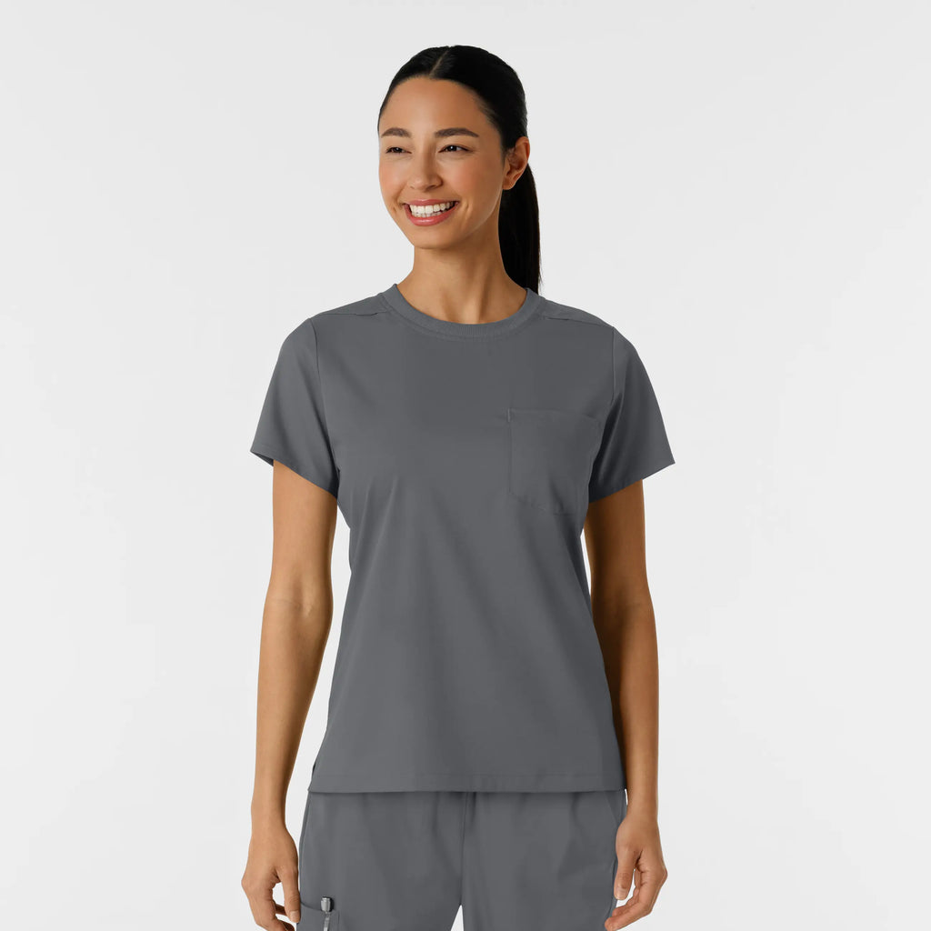 Wink Scrubs Women's Classic Tee Pewter | scrub-supply.com