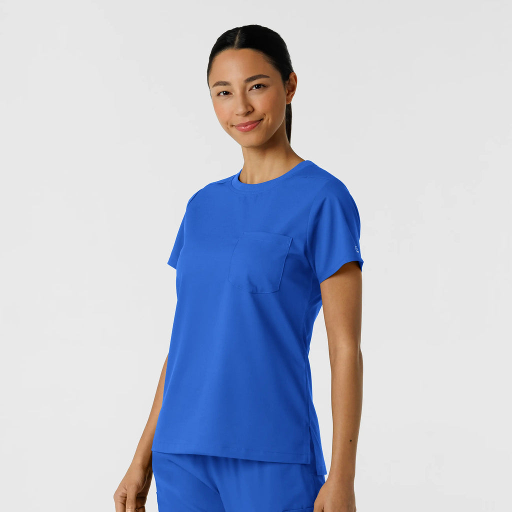 Wink Scrubs Women's Classic Tee Royal Blue | scrub-supply.com
