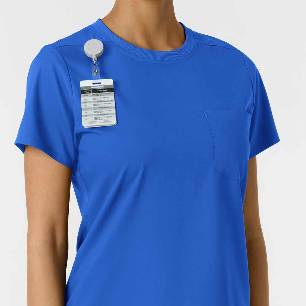 Wink Scrubs Women's Classic Tee Royal Blue | scrub-supply.com