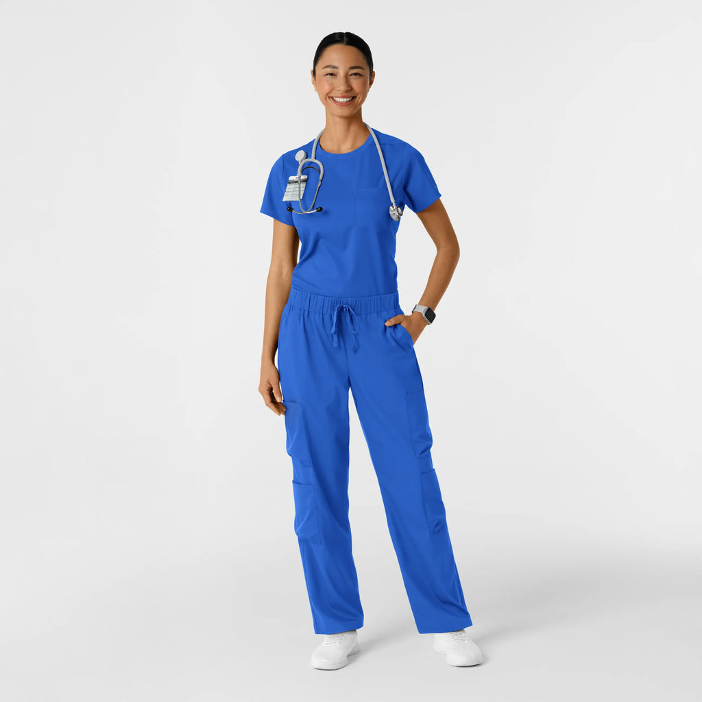Wink Scrubs Women's Classic Tee Royal Blue | scrub-supply.com