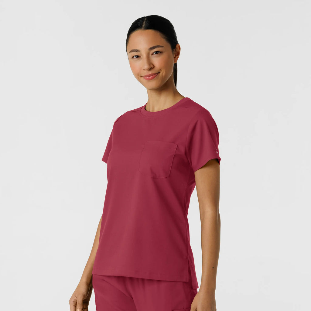 Wink Scrubs Women's Classic Tee Ruby | scrub-supply.com