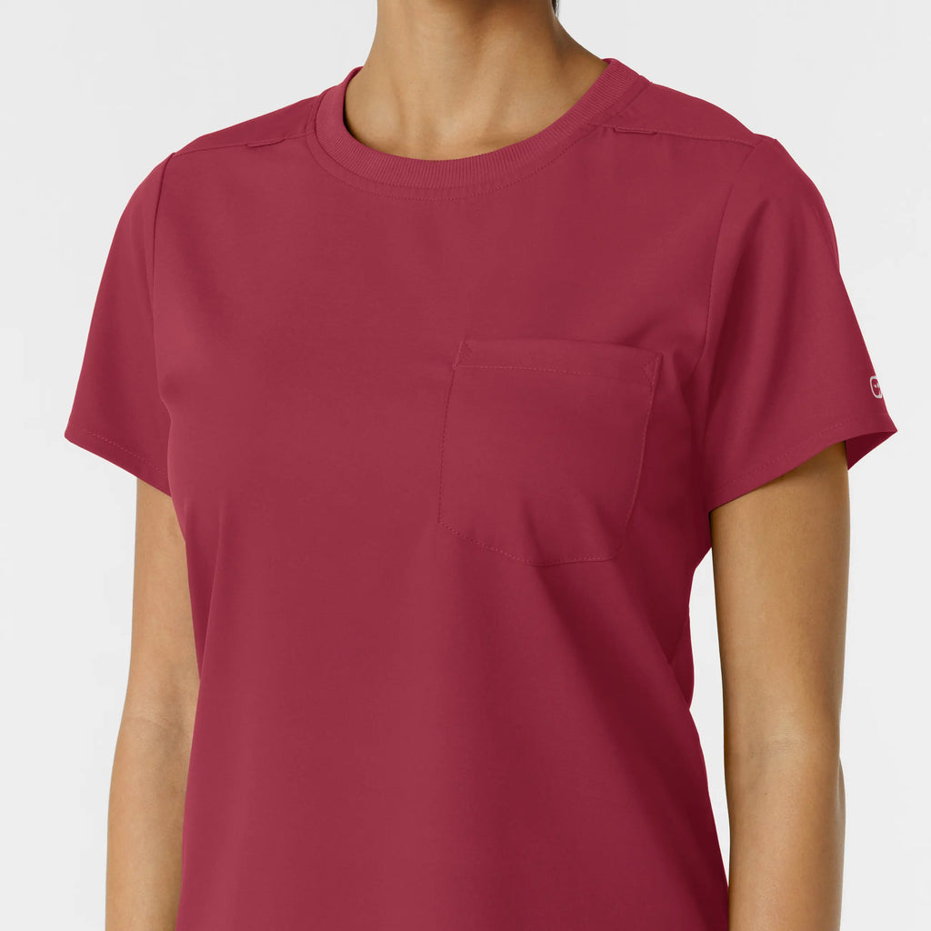 Wink Scrubs Women's Classic Tee Ruby | scrub-supply.com