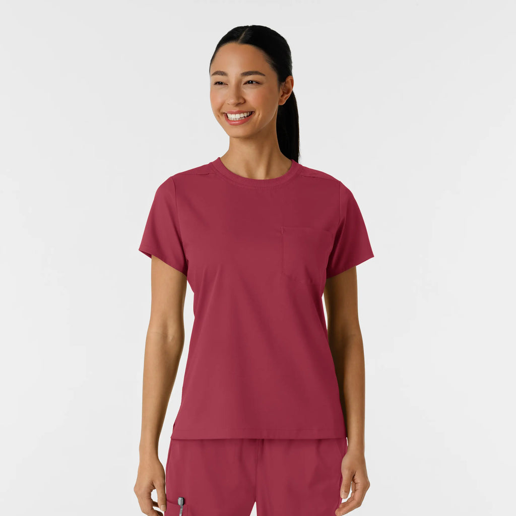 Wink Scrubs Women's Classic Tee Ruby | scrub-supply.com