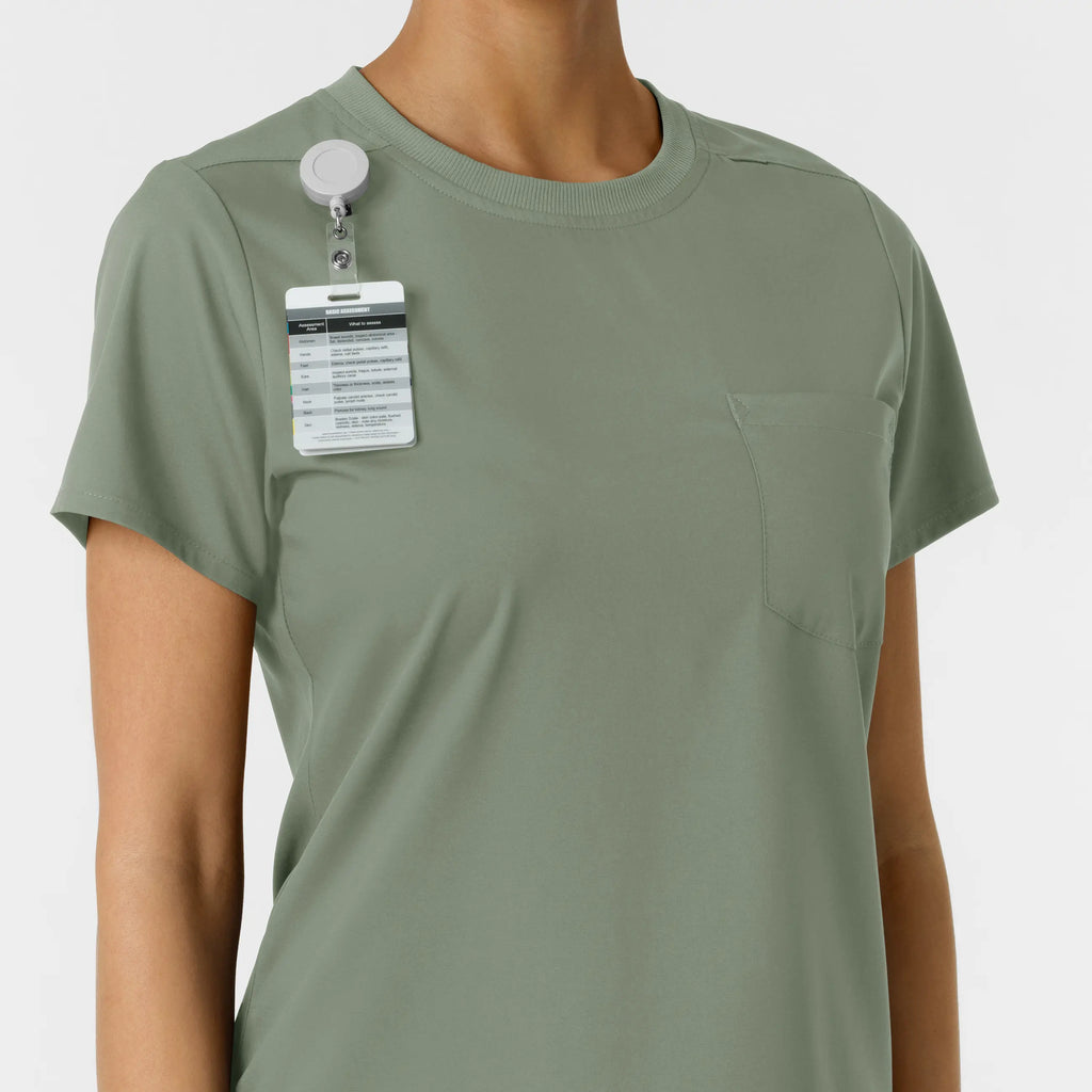 Wink Scrubs Women's Classic Tee Sage | scrub-supply.com