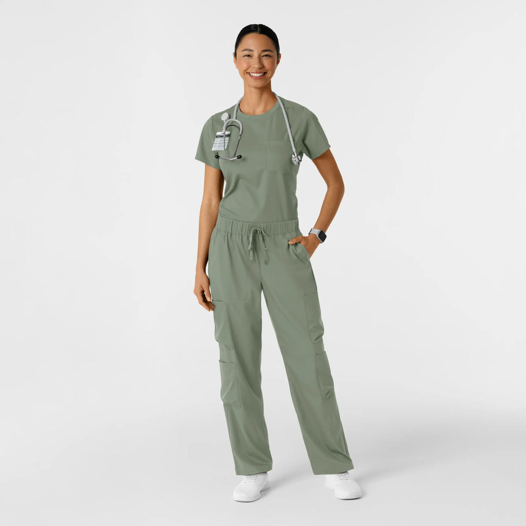 Wink Scrubs Women's Classic Tee Sage | scrub-supply.com