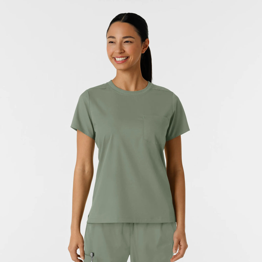 Wink Scrubs Women's Classic Tee Sage | scrub-supply.com