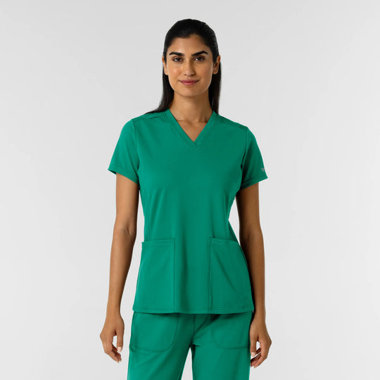 Wink Scrubs Women's 2-Pocket Scrub Top Bahama Breeze | scrub-supply.com