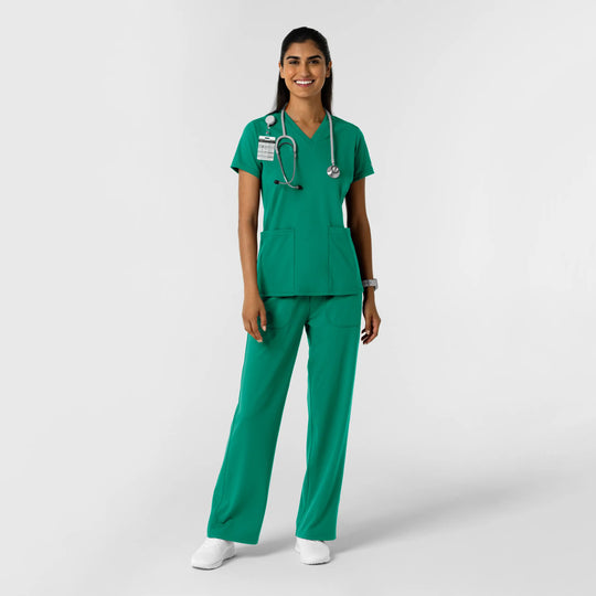 Wink Scrubs Women's 2-Pocket Scrub Top Bahama Breeze | scrub-supply.com