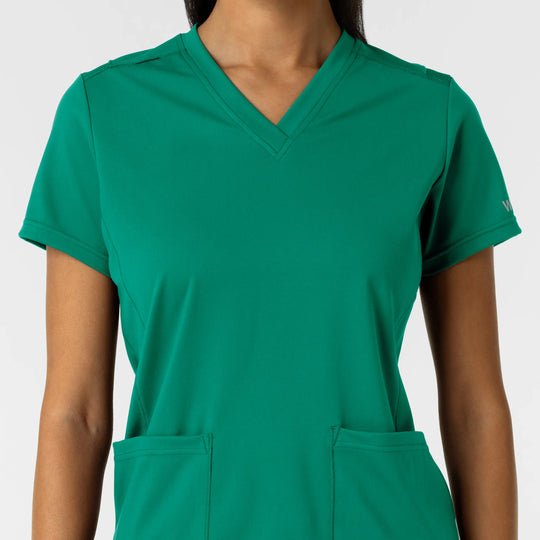 Wink Scrubs Women's 2-Pocket Scrub Top Bahama Breeze | scrub-supply.com