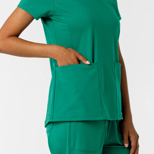 Wink Scrubs Women's 2-Pocket Scrub Top Bahama Breeze | scrub-supply.com