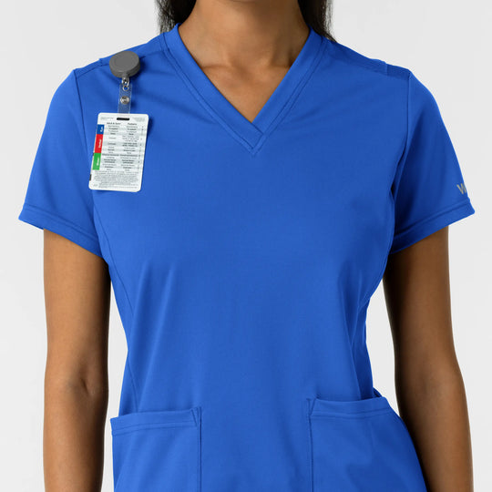 Wink Scrubs Women's 2-Pocket Scrub Top Royal Blue | scrub-supply.com