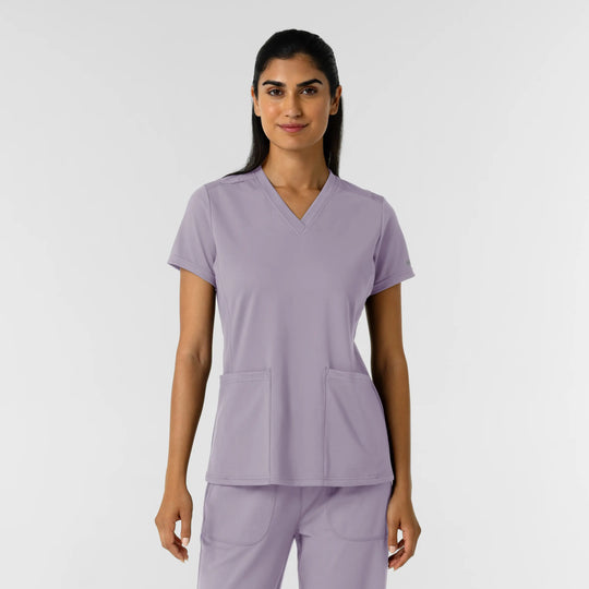 Wink Scrubs Women's 2-Pocket Scrub Top Wisteria | scrub-supply.com