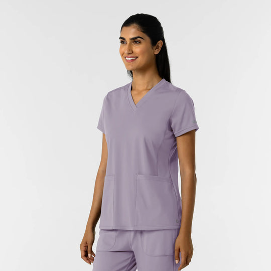 Wink Scrubs Women's 2-Pocket Scrub Top Wisteria | scrub-supply.com