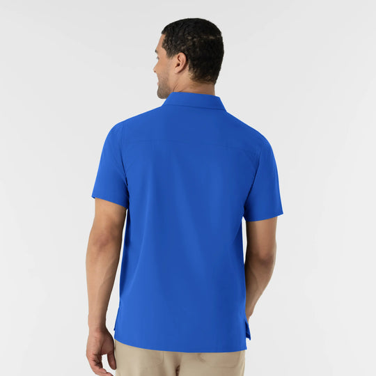 Wink Scrubs Men's Polo Royal Blue | scrub-supply.com