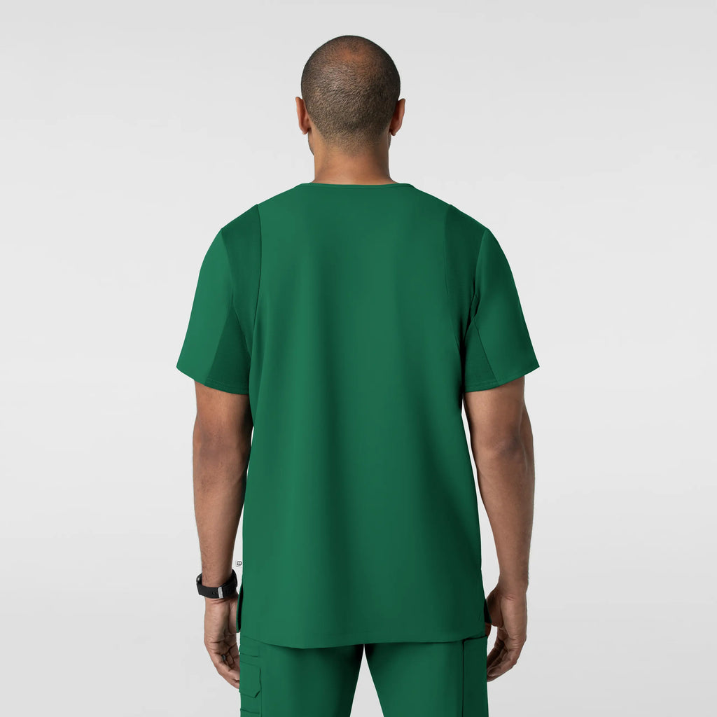 Wink Scrubs Men's Utility V-Neck Scrub Top Hunter | scrub-supply.com