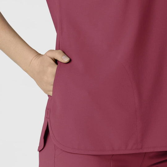 Wink Scrubs Women's RENEW Dolman Scrub Top Carnation | scrub-supply.com