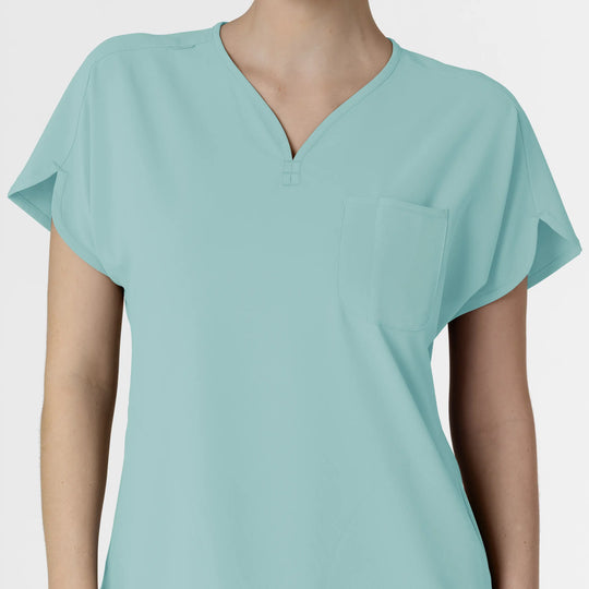 Wink Scrubs Women's RENEW Dolman Scrub Top Coastal Blue | scrub-supply.com