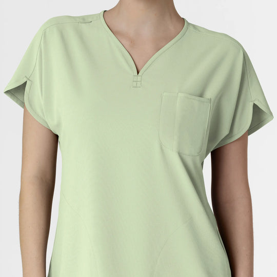 Wink Scrubs Women's RENEW Dolman Scrub Top Fresh Mint | scrub-supply.com