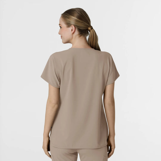 Wink Scrubs Women's RENEW Dolman Scrub Top Haze | scrub-supply.com