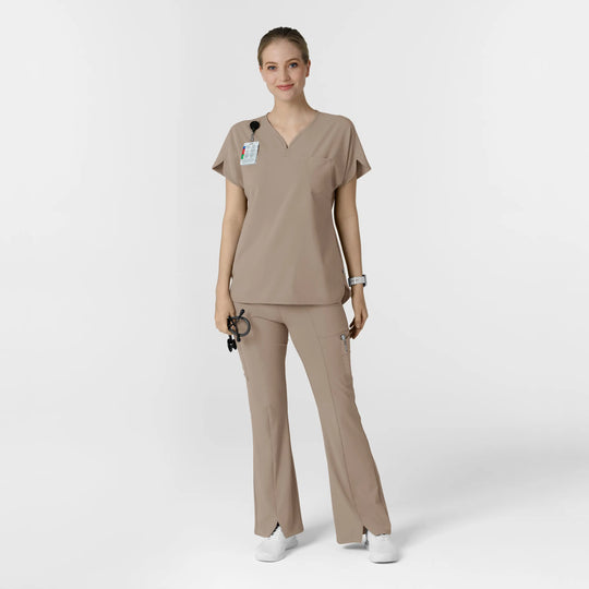 Wink Scrubs Women's RENEW Dolman Scrub Top Haze | scrub-supply.com
