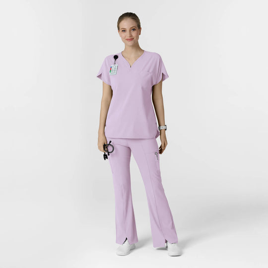 Wink Scrubs Women's RENEW Dolman Scrub Top Pastel Lilac | scrub-supply.com
