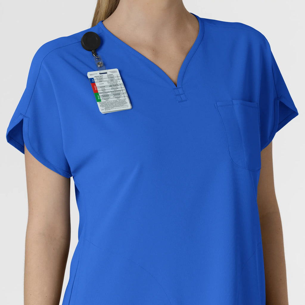 Wink Scrubs Women's RENEW Dolman Scrub Top Royal Blue | scrub-supply.com