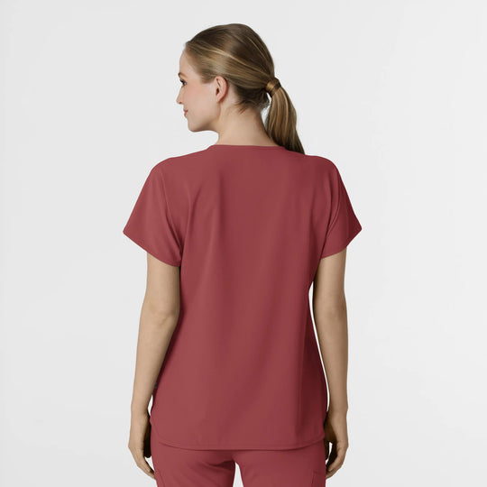 Wink Scrubs Women's RENEW Dolman Scrub Top Ruby | scrub-supply.com