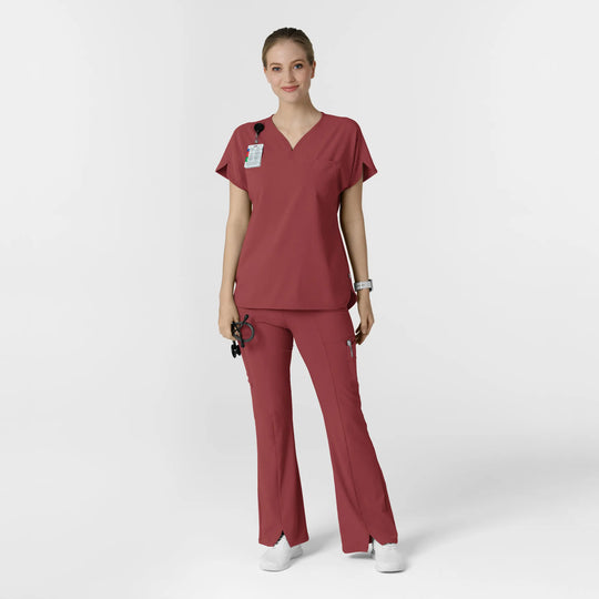 Wink Scrubs Women's RENEW Dolman Scrub Top Ruby | scrub-supply.com