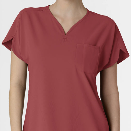 Wink Scrubs Women's RENEW Dolman Scrub Top Ruby | scrub-supply.com
