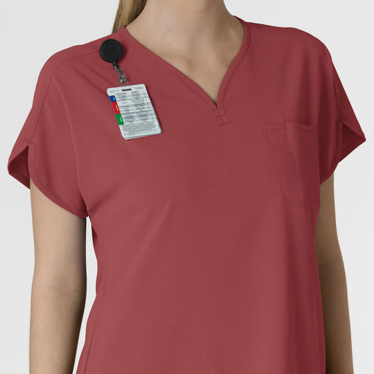 Wink Scrubs Women's RENEW Dolman Scrub Top Ruby | scrub-supply.com